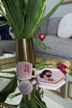 Load image into Gallery viewer, Yes Girl Hexagon Mug and Saucer Set
