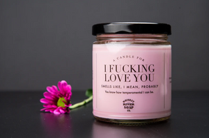 I "F" Love You Candle