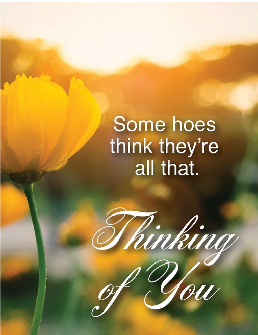 Thinking of you card